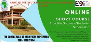Read more about the article Effective Graduate Students’ Supervisor Training Course
